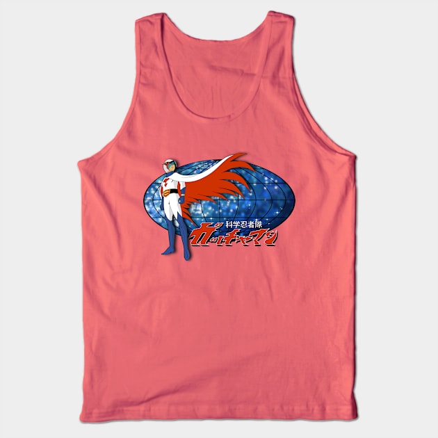 Gatchaman Ken The Eagle Tank Top by mikiex